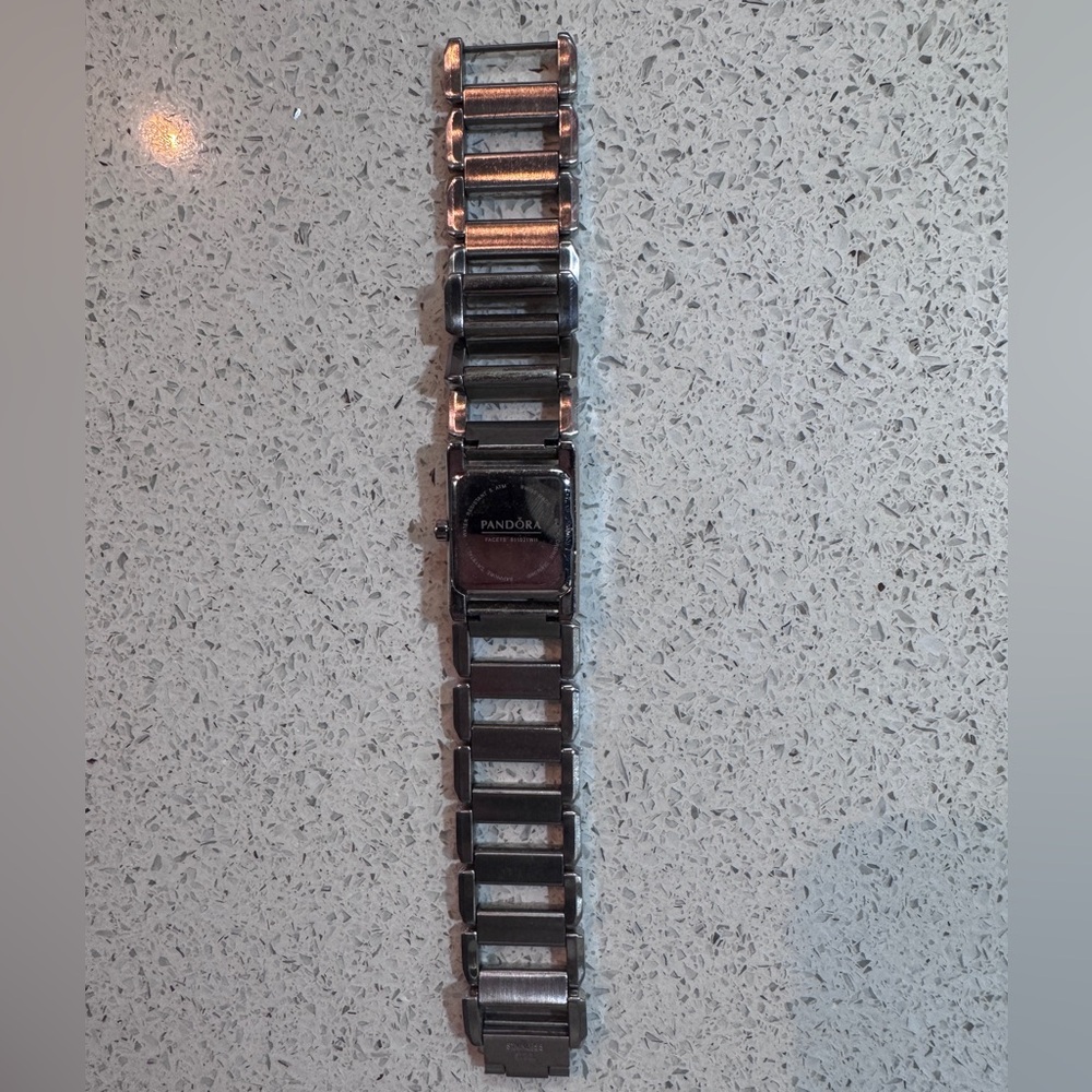 Pandora Silver Rectangular Watch - image 4